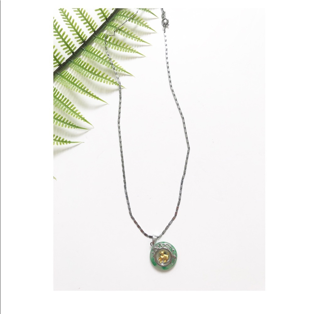 Year of the ox charm necklace